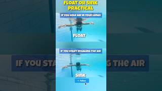 Lungs 🫁 are permanent Lifejacket 🦺 Swimming Tips #swimming #float #floating