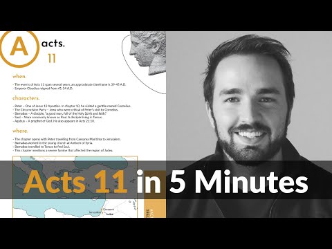 Acts 11 in 5 Minutes - 2BeLikeChrist