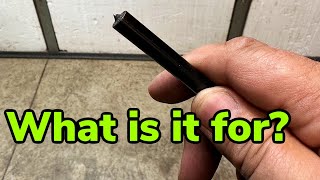 Easy way to mark a hole.