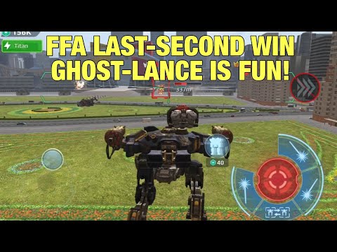 Last-Second WIN: Redeemer-Taran Ghost-Lancelot Fun FFA | War Robots Champion League F2P Gameplay
