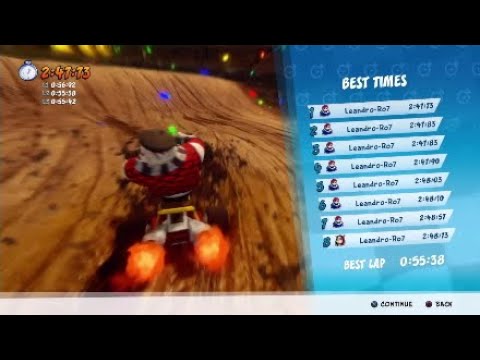 CTR:NF Tiny Arena 2:47:73 + 55:25 Lap