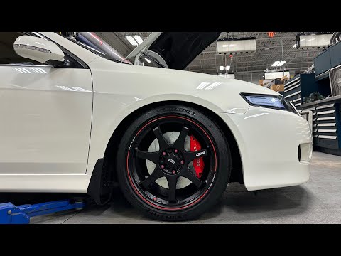 2008 Acura TSX CL9 6MT - DIY Wilwood Big Brake Upgrade Kit (Episode 2)