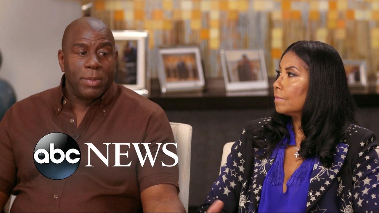 Magic Johnson and  Cookie on HIV Diagnosis, Their Gay Son