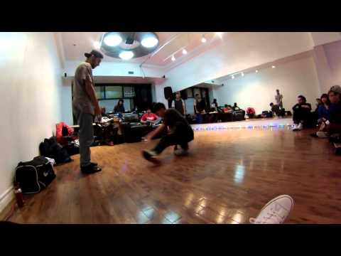 Psych vs Burnz| Footwork Battle| Represent 2013
