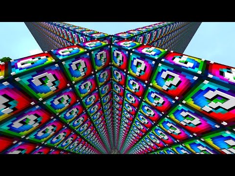 Minecraft 1v1v1v1 SPIRAL LUCKY BLOCK WALLS! #1 | (Minecraft Modded Minigame)