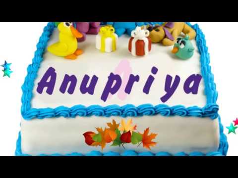 Happy Birthday Anupriya