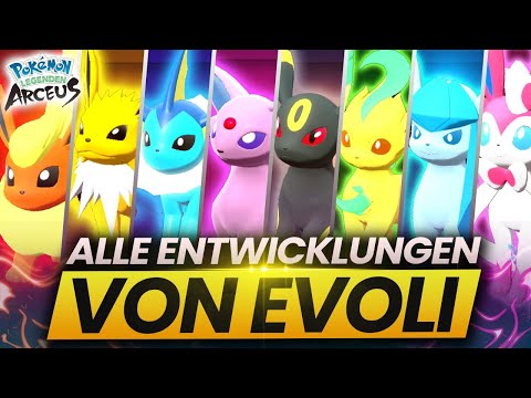 So bekommt ihr ALLE EVOLI-ENTWICKLUNGEN zu Beginn des Spiels! - Pokemon Legenden Arceus