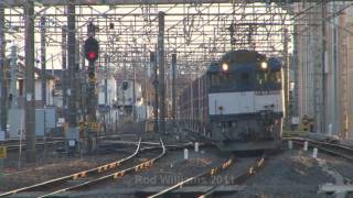 preview picture of video '日本の列車 : EF64 1009 hauling containers through Oyama 小山'