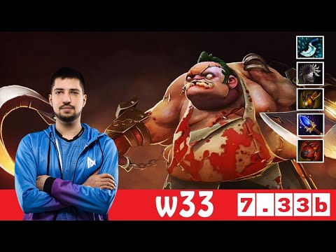 [DOTA 2] w33 the PUDGE [OFFLANE] [7.33b]