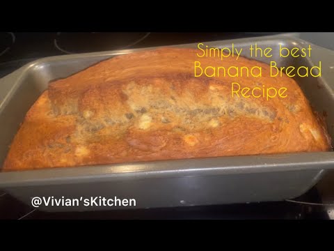 Simply The Best Banana Bread Recipe! | Super Moist!