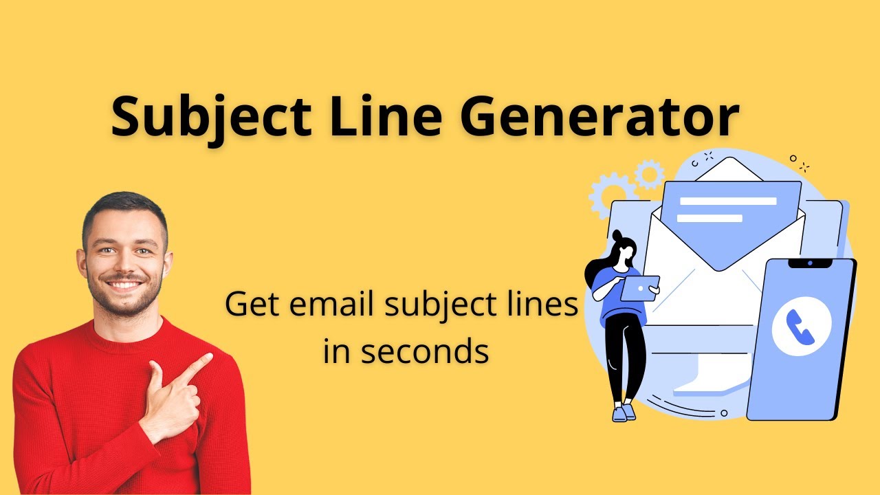 Get Your Email Subject Line in Seconds with the Subject Line Generator | Subject Line Generator Demo