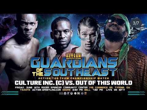 Culture Inc Vs BK Westbrook & Arik Royal Action Tag Team Championships