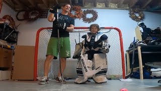 Bauer GSX Prodigy Composite Goalie Stick - impressions and goal tender work