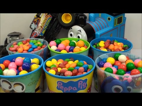 Candy Surprise Cups Thomas and Friends Blind Bags Minis Toy Fun Playing for Kids Video