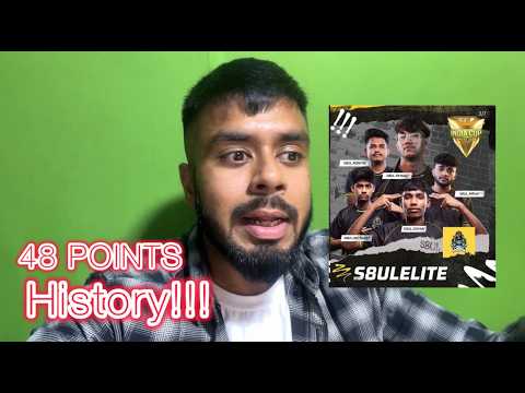 36 ELIMS BOOYAH 😱 S8UL ELITE CREATE HISTORY | 48 POINTS WORLD RECORD?! 🔥