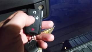 2017 Chevy Silverado Power Remote Locking Tailgate.