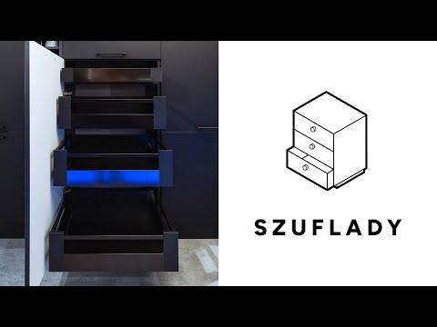 SZUFLADY / space tower (słupek + szuflady BLUM Tandembox