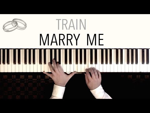 Train - MARRY ME (Wedding Version) - with Bridal Chorus & Canon | Piano Cover