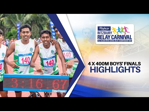 HIGHLIGHTS - 4 x 400m Boys' Finals | Ritzbury Relay Carnival 2025
