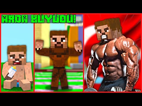 ARDA GROWED, GOT MUSCLE! 😱 - Minecraft