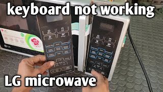 Microwave touchpad not working — How to repair microwave oven touch pad | LG microwave