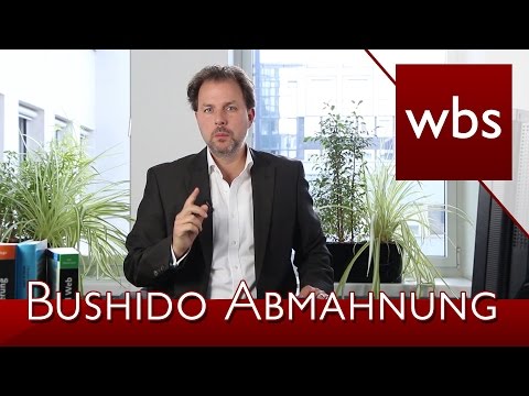 Bushido mahnt mit Streitwert von 37.500 Euro ab | Rechtsanwalt Christian Solmecke