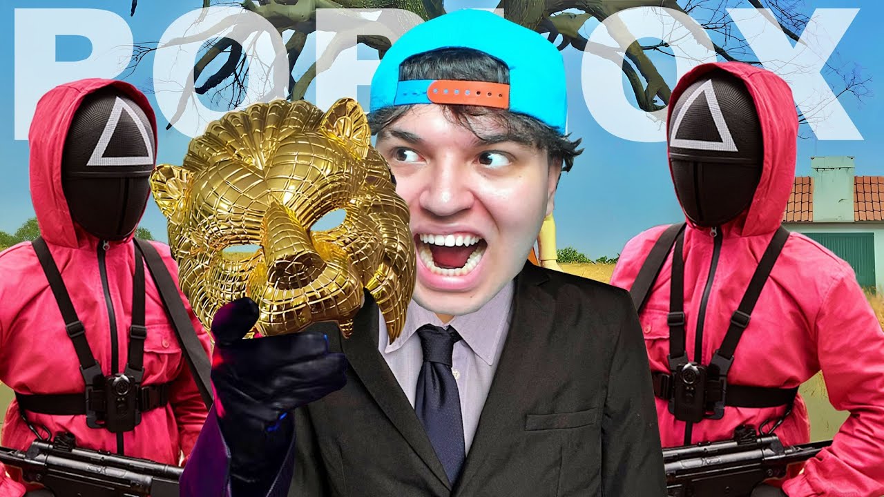 VIREI VIP DISFARÇADO NO ROUND 6 E ENGANEI MEU AMIGO no ROBLOX!!