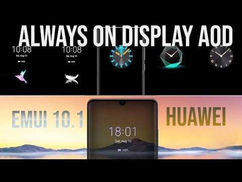 How to change always on display in EMUI 10.1|Huawei P40 pro| Huawei Mate 40 pro