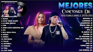 Peso Pluma X Karol G Grandes éxitos Mix 2024 -  Las Mejores Canciones 2024