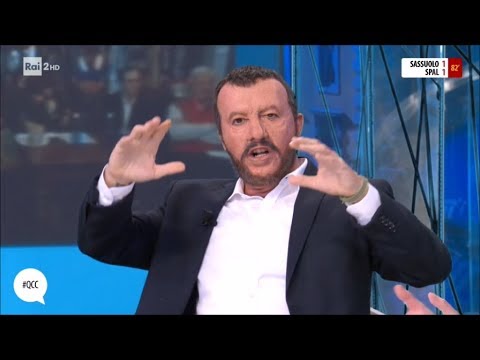 Ubaldo Pantani imitates Matteo Salvini after the elections - Quelli che il calcio 11/03/2018