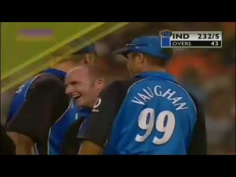India vs England 1st ODI,2002,Kolkata Highlights