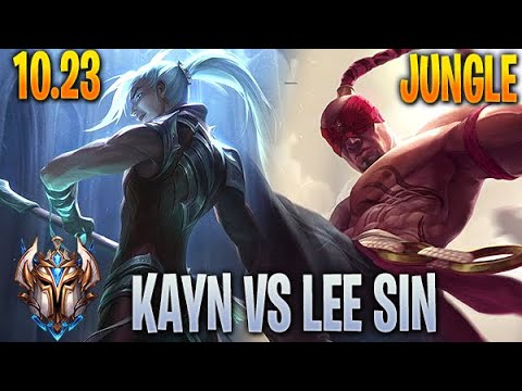 Kayn vs Lee Sin - Jungle - 10.23 Challenger