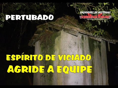 ESPÍRITO DE VICIADO AGRIDE MEMBRO DA EQUIPE - ESTAVA PERTUBADO