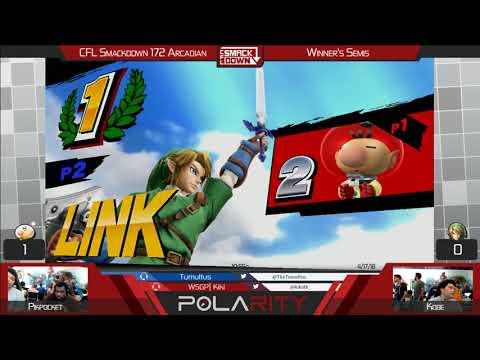 CFL Smackdown 172 WiiU - PikPocket (Olimar) vs Kobe (Link) - Winners Semis