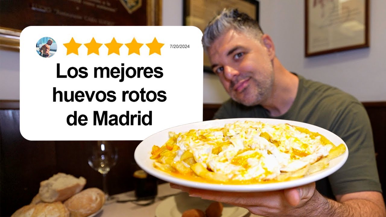PROBANDO LOS HUEVOS MÁS FAMOSOS de ESPAÑA! *15€ HUEVOS CON PATATAS*