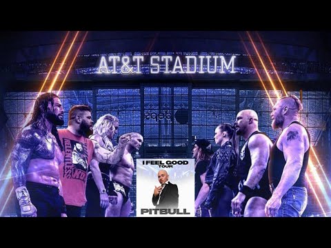 WWE WrestleMania 38 2nd Official Theme Song "I Feel Good" By Pitbull||