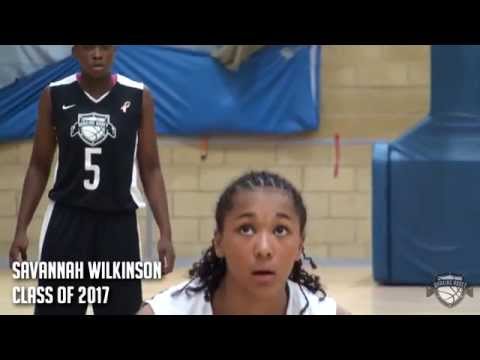 Savannah Wilkinson - 6'1" Forward - 2014/15 Highlights - Barking Abbey Basketball