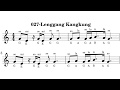 027-Lenggang Kangkung music sheet