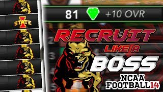 How to Recruit Like a BOSS in NCAA 14 Pt. 1 (in my opinion...)