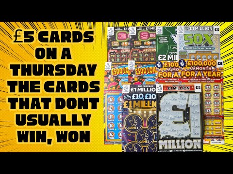 £50 Scratch Card Session 💷🎉 | Wins on the Ones That Rarely Pay!