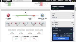 Virtual Betting on FootyStats