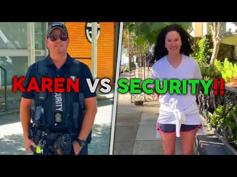 Karen VS Angry Security Guards Compilation! Karen Gets Owned Most Funny Moments