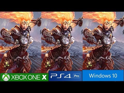 Darksiders 3 - PS4 Pro vs Xbox One X vs PC Graphics Comparison, Complete Engine Analysis!