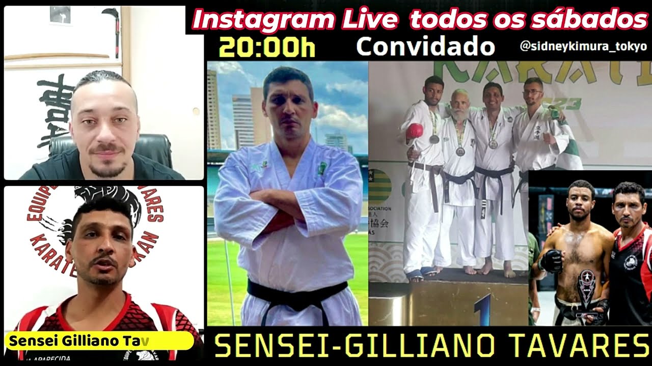 LIVE KARATEDO DEFESA DA VIDA E CONDUTA Sensei Gilliano Tavares OSS