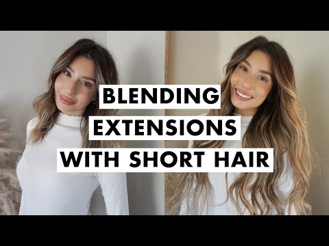 How to Blend Extensions with Short Hair