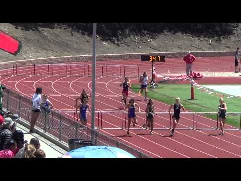 P Mata - FSG 300m H at OC Champs 4-26-14 - Los Alamitos Girls