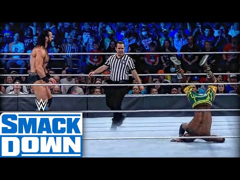 WWE April 15, 2022 - Drew McIntyre vs. Kofi Kingston - Friday Night SmackDown