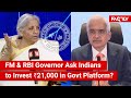 FACT CHECK Are Nirmala Sitharaman RBI Gov Das Asking Indians To Invest 21 000 In Govt Platform