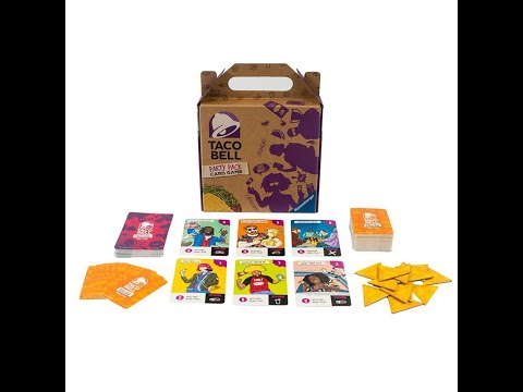 Taco Bell Party Pack Card Game
