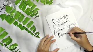 #TEMANTAPIMENIKAH - Dengarkan Dia (Unofficial Lyric Video) | Handlettering by Anischoo